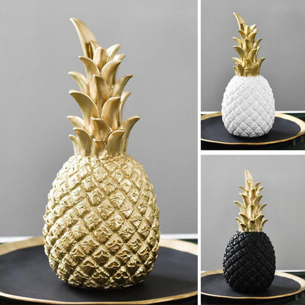 Elegant Modern Hospitality Pineapple Bust Statue