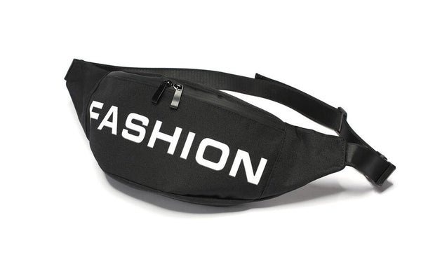 Men's Fashion Statement Contrast Color Chest Bag Fanny Pack