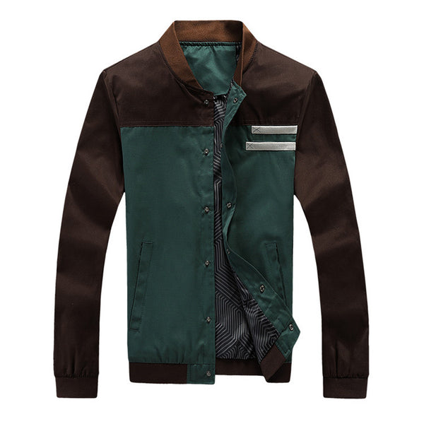 Men's Modernized Classic Luxury Bomber Motorcycle Jacket