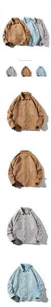 Men's Boho Chic Western Rustic Suede Button Up Jacket