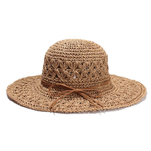 Women's High End Handmade Straw Sun Hat