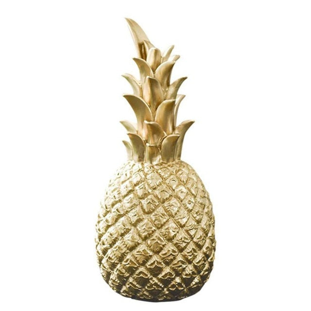 Elegant Modern Hospitality Pineapple Bust Statue