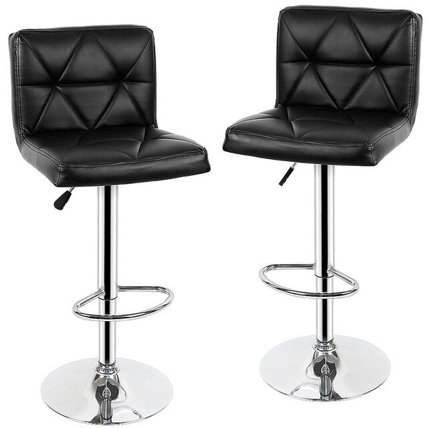 2pcs Modern French Leather Swivel Barstool/High Counter Chairs