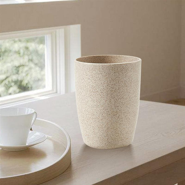 Minimalist Textured Clay Luxury Bathroom Counter Cup