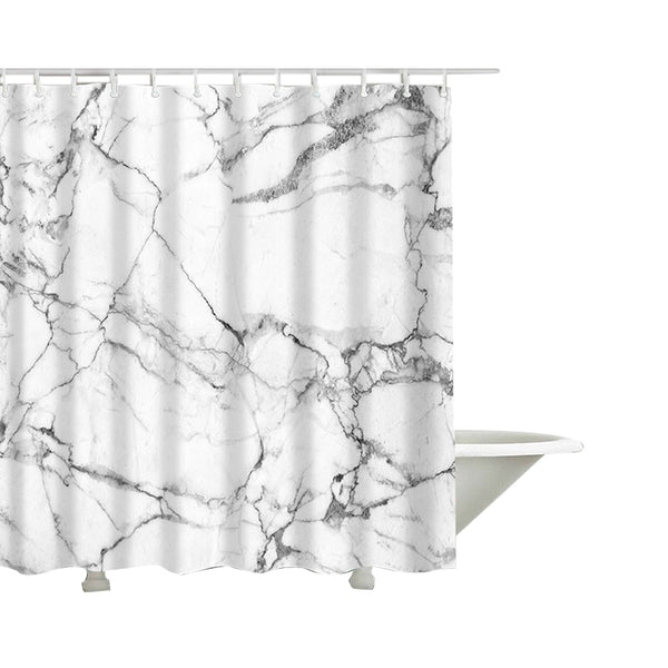 Luxurious Contemporary Marble/Geometric Shower Curtains