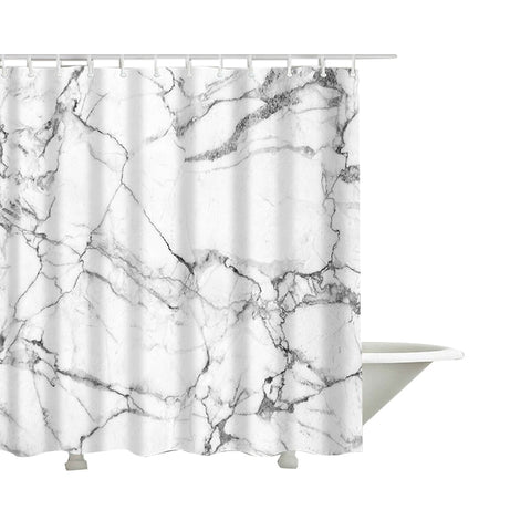 Luxurious Contemporary Marble/Geometric Shower Curtains