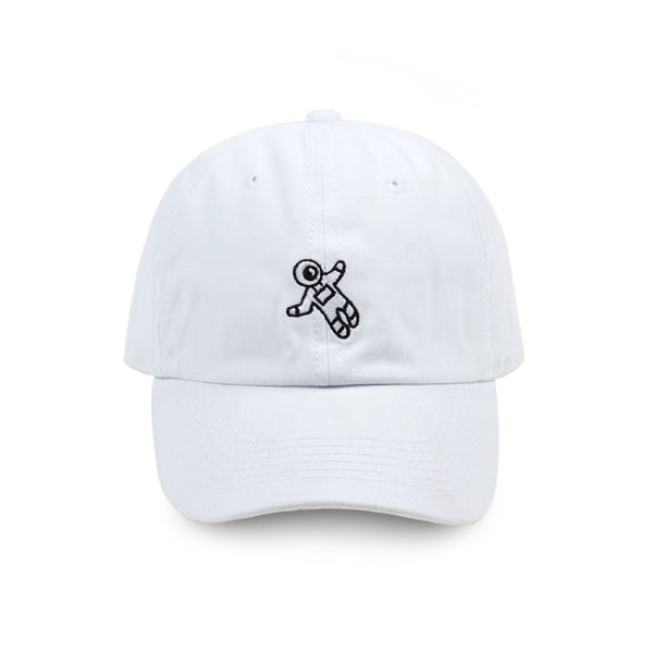 Adjustable Hand-Illustrated Spaceman Modern Artist Cap