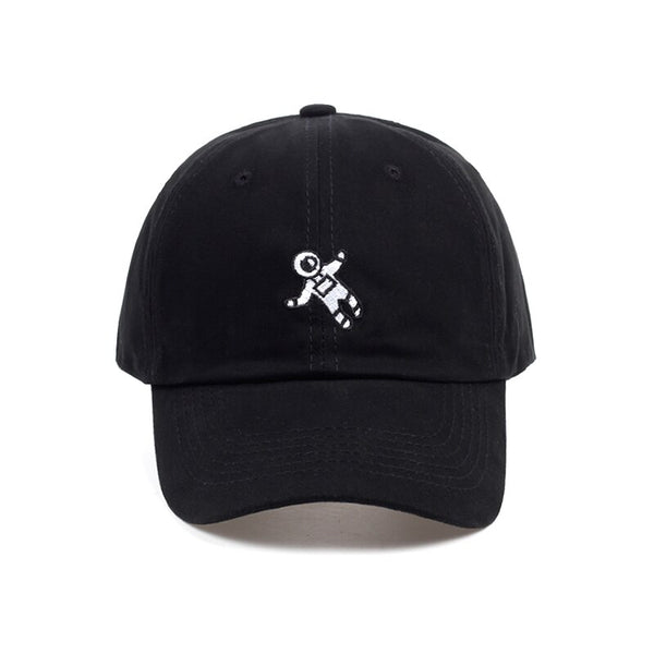 Adjustable Hand-Illustrated Spaceman Modern Artist Cap