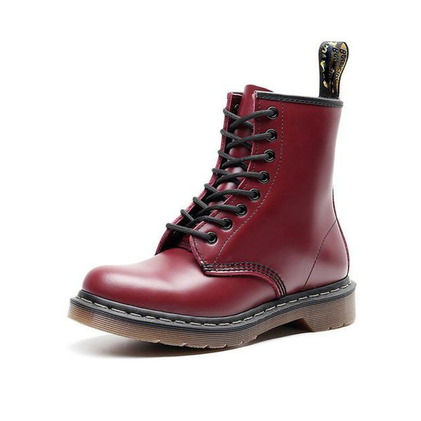 Women's Handmade High Top Leather Platform Designer Boots