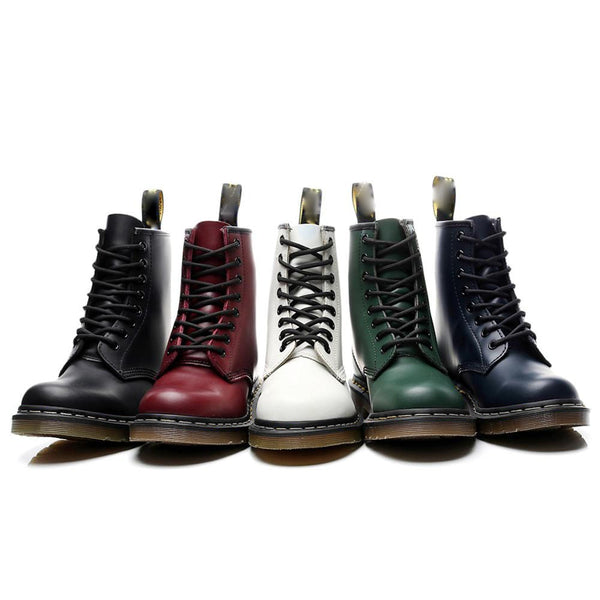 Women's Handmade High Top Leather Platform Designer Boots