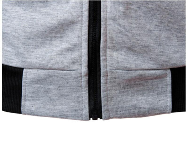 Men's Sleeveless Training Zip Up Hoodie w Pectoral Pockets