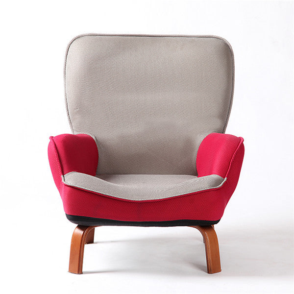 Modern Contemporary Japanese Style Fabric Accent Chair