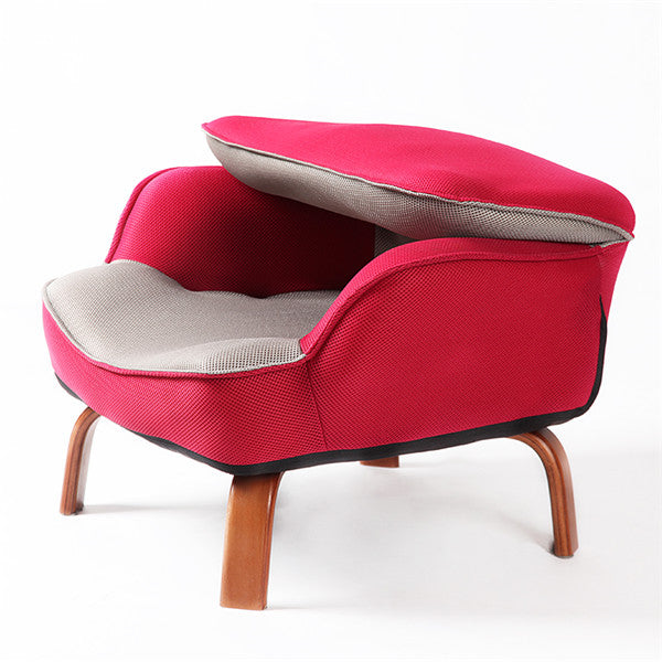 Modern Contemporary Japanese Style Fabric Accent Chair