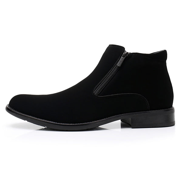 Men's High Fashion Suede Zipper Chelsea Boots