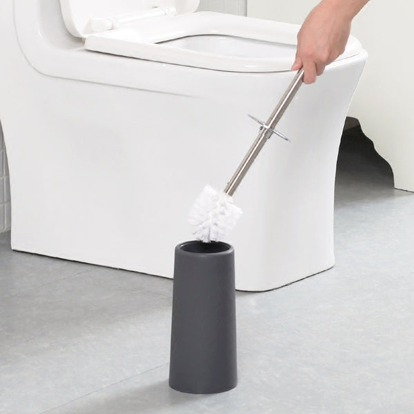 Clean Minimalist Modern Designed Toilet Brush & Sheath Set