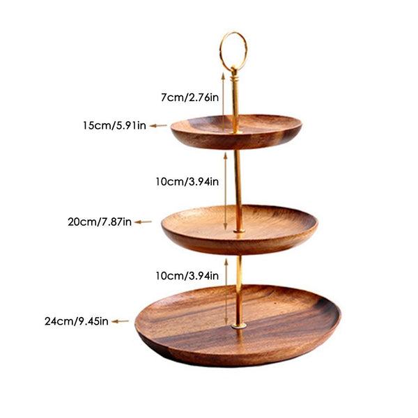 3-tier Luxury Party Tray Dessert/Serving Rack