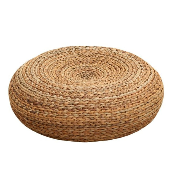 Handcrafted Rattan Wicker Pouf Ottoman