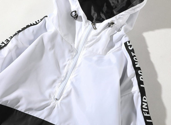 The Seeker Modern Men's Windbreaker w Fitted Hood