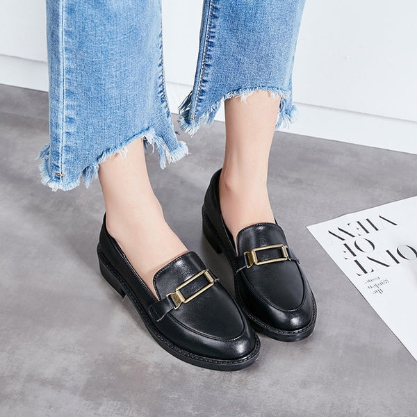 Classic European Women's Loafer Flats