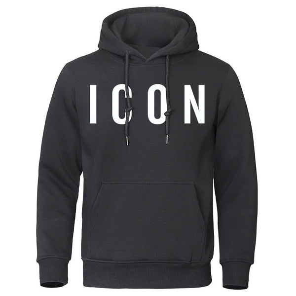 Men's Streetwear ICON Hooded Fleece Sweatshirt