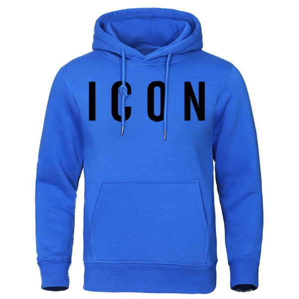 Men's Streetwear ICON Hooded Fleece Sweatshirt