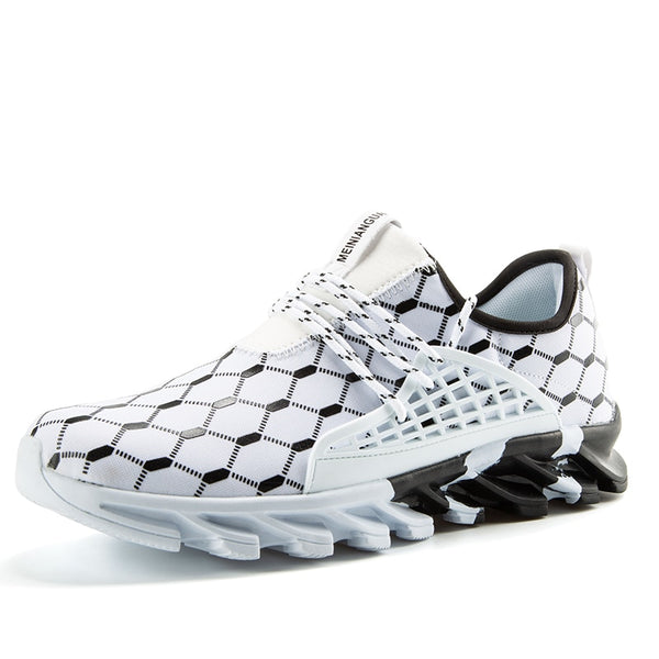 Men's Athletic Modern Mesh Print Training Sneaker