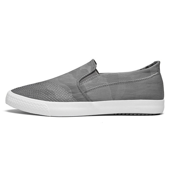 Men's Breathable Slip-On Luxury Canvas Sneakers