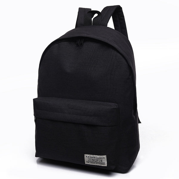 Men's Classic Minimal Luxury Canvas Laptop Backpack