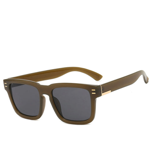 Men's Olive Sunglasses w Polarized Anti-Reflective Lenses