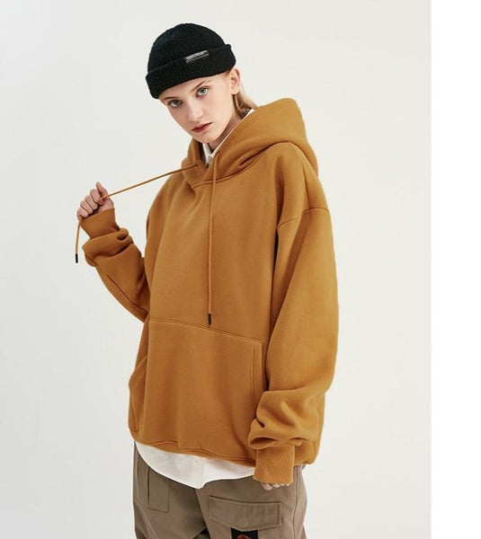 Minimalist Luxury Hoodie w Oversized Hand Pocket