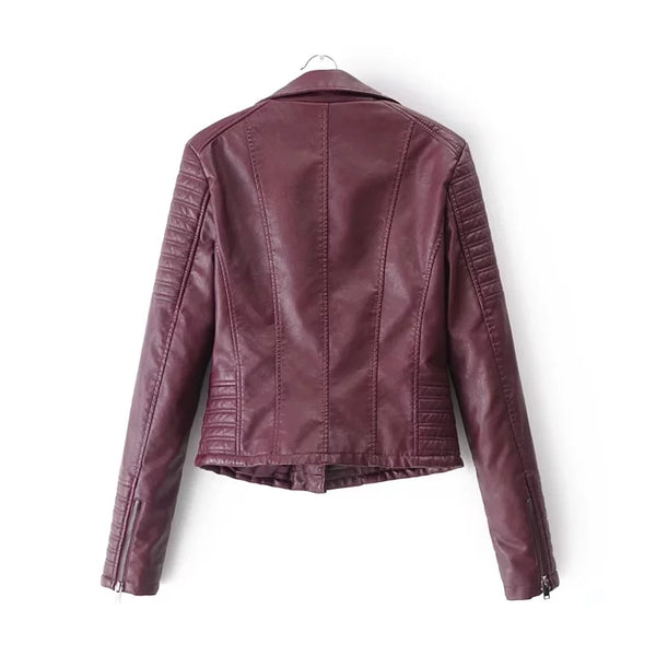 Women's Luxury Leather Motorcycle Jacket