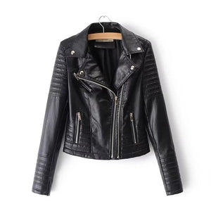 Women's Luxury Leather Motorcycle Jacket