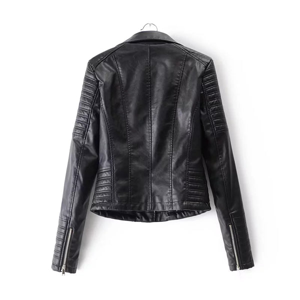 Women's Luxury Leather Motorcycle Jacket