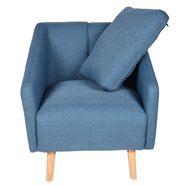 Modern Chic Accent Arm Chair with Upholstered Finish