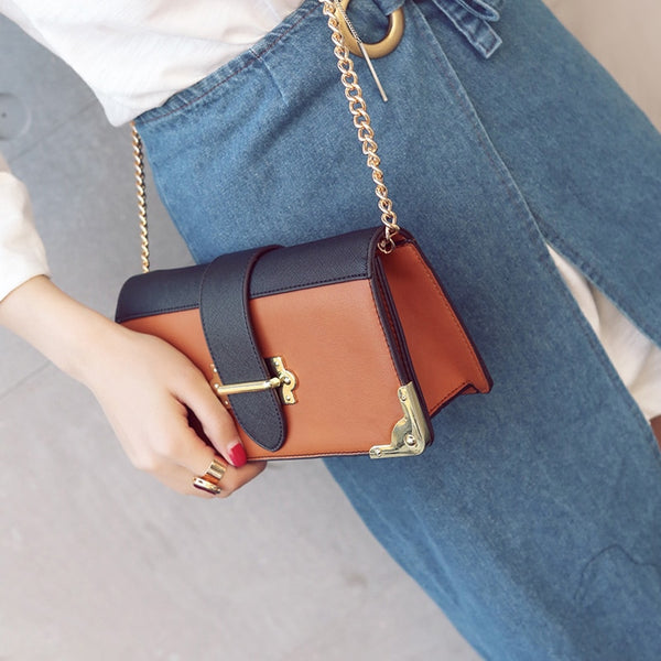 Women's Retro 1970's Vintage Style Crossbody Clutch Bag