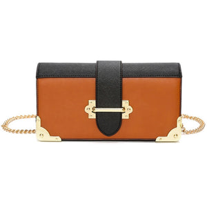 Women's Retro 1970's Vintage Style Crossbody Clutch Bag