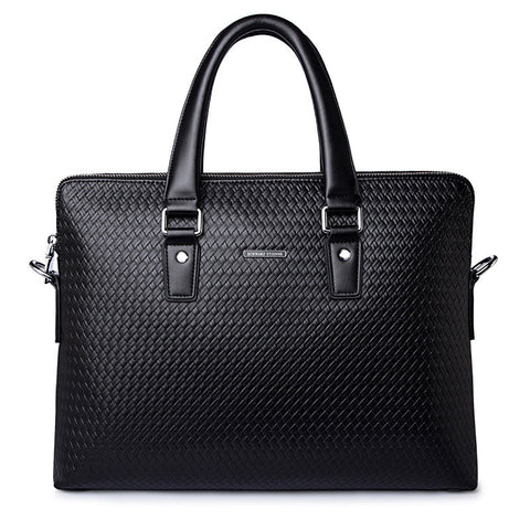 Luxurious Genuine Leather Men's Professional Briefcase