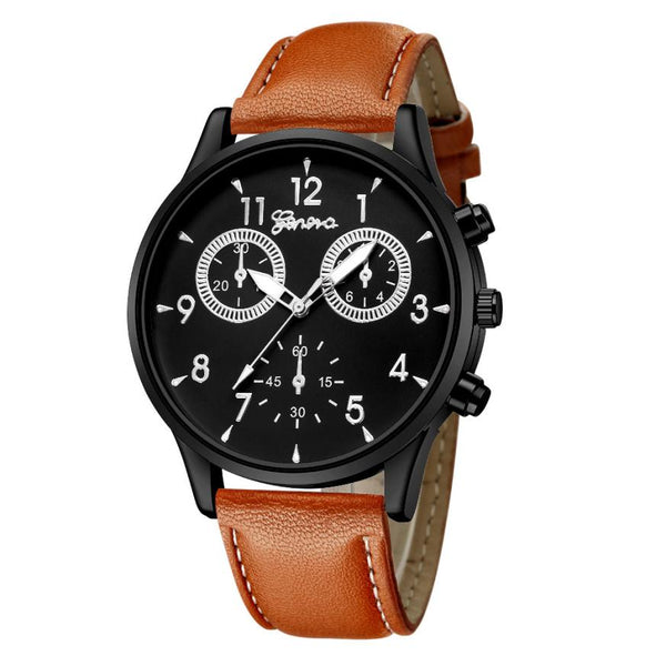 Men's Chronograph Quartz Luxury Timepiece Watch