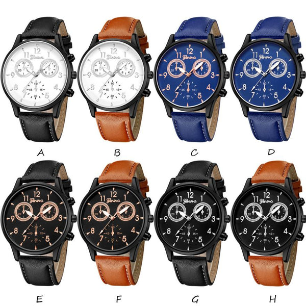 Men's Chronograph Quartz Luxury Timepiece Watch