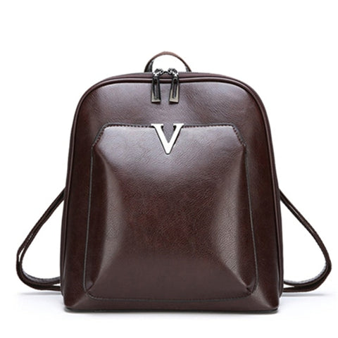 Women's Vintage High Quality Genuine Leather Backpack