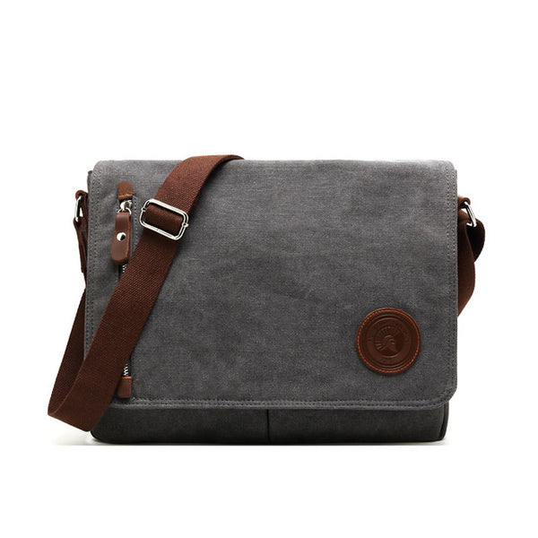 Men's Luxury Canvas Crossbody Messenger Bag