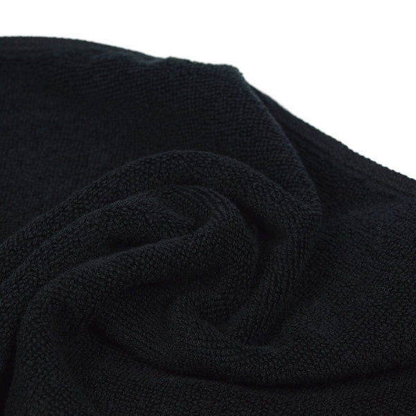 Set of 5 - Elegant Minimal Black Onyx Soft Bath Towel Set