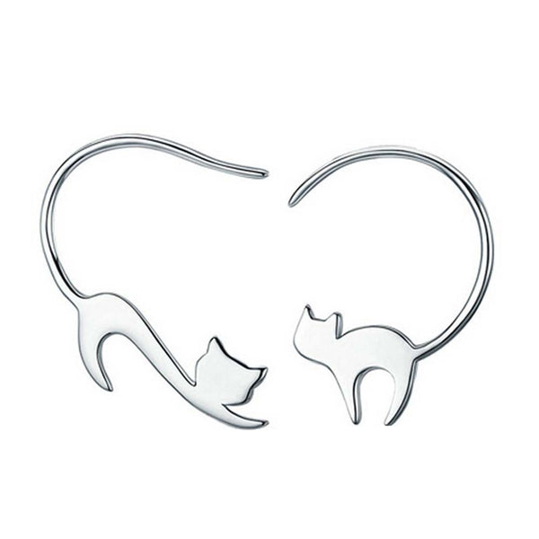 Luxury Cat Silhouette Earrings