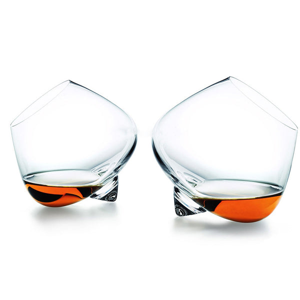 Elegant Crystal Cognac/Brandy Snifter Glasses - Set of 2