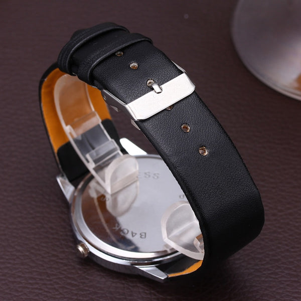 Minimalist Luxury Leather Band Watch