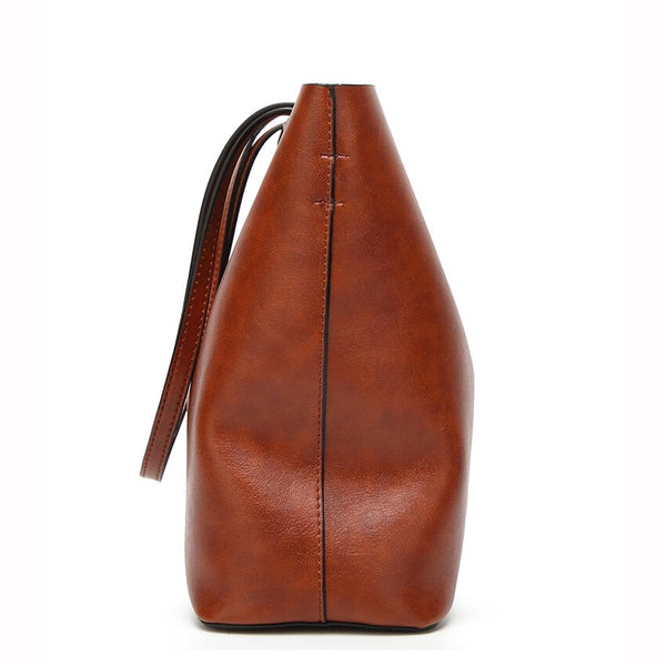 Soft Leather Women's Tote Shoulder Bag