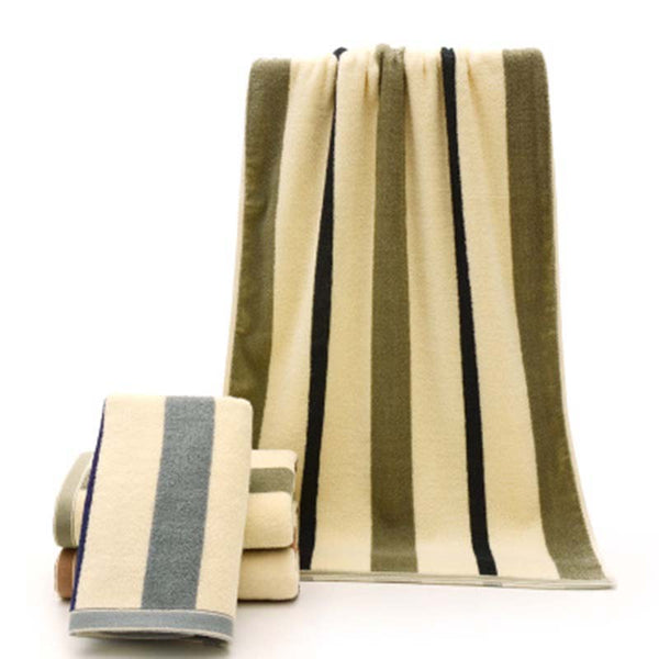 Quick Dry Retro Chic Striped Towels