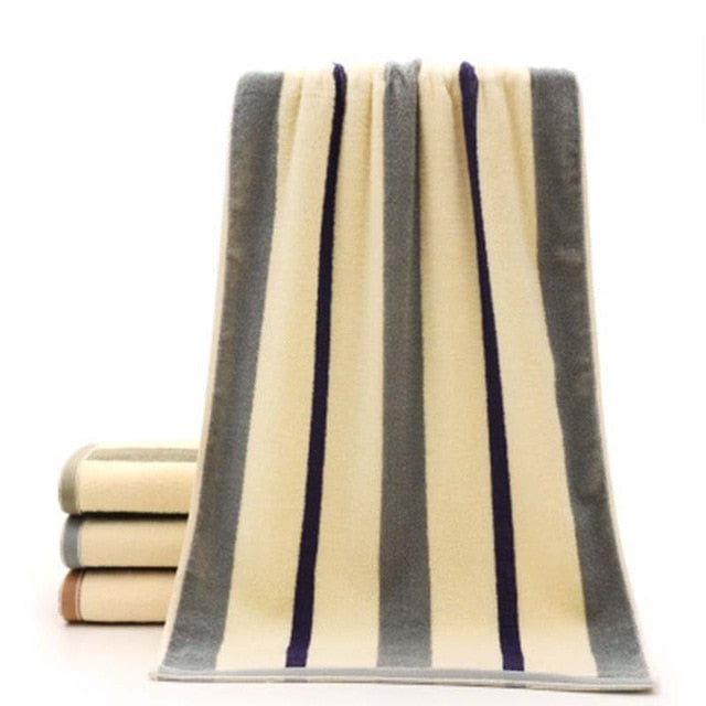 Quick Dry Retro Chic Striped Towels